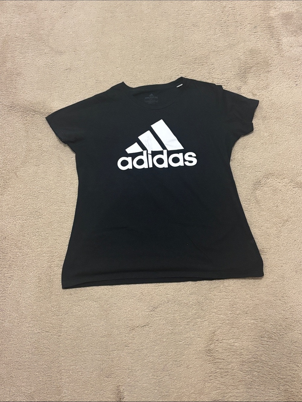adidas Black Logo Tee